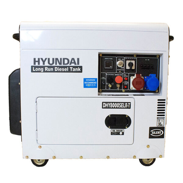 Hyundai DHY8000SELR-T Diesel Multi-Phase Generator - Image 2