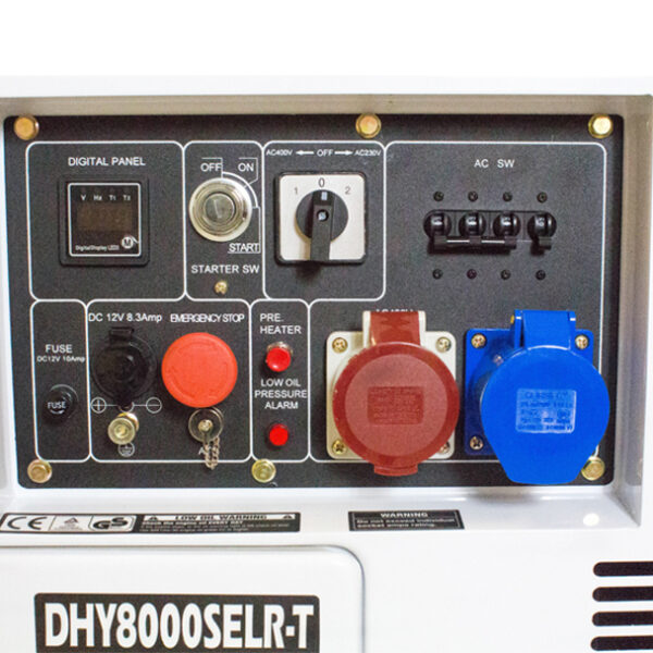 Hyundai DHY8000SELR-T Diesel Multi-Phase Generator - Image 3