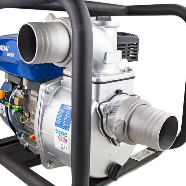 Hyundai HY80 Petrol Water Pump – 3 Inch Outlet - Image 2